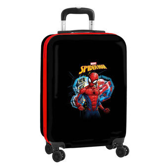 Håndbagage Spiderman Hero Sort 20\'\' 34,5 x 55 x 20 cm