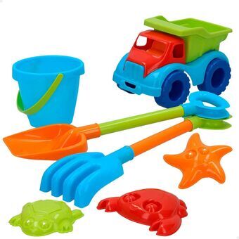Sæt med legetøj til stranden Colorbaby 18 cm Lastbil 7 Dele