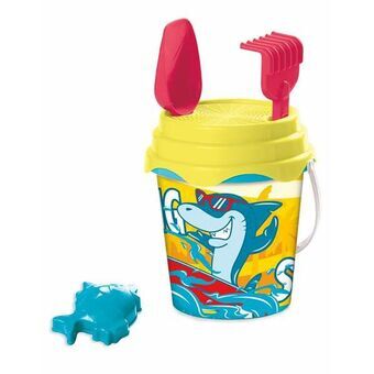 Sæt med legetøj til stranden Unice Toys Haj 5 Dele