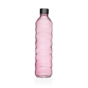 Flaske Versa 1,22 L Pink Glas Aluminium 8,5 x 33,2 x 8,5 cm