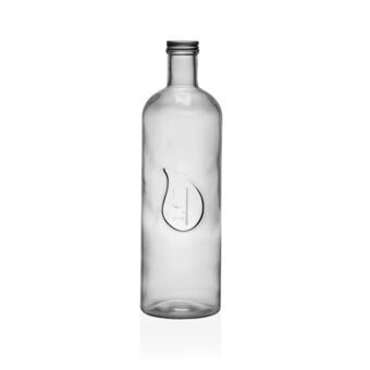 Flaske Versa 1,6 L Dråbe Glas Aluminium 9,8 x 32,5 x 9,8 cm