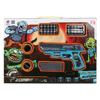 Playset Zombie Shot Dartpistol Blå (43 x 30 cm)
