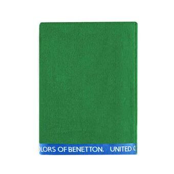 Strandhåndklæde Benetton Rainbow Grøn (160 x 90 cm)
