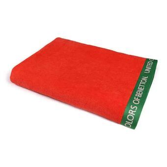 Strandhåndklæde Benetton Rainbow Rød (160 x 90 cm)