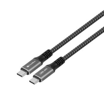 USB-C-kabel CoolBox COO-CAB-UC-240W 1,2 m Grå