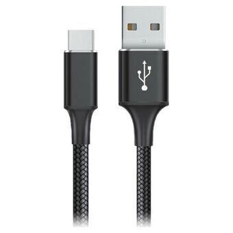 USB A til USB C-kabel Goms Sort