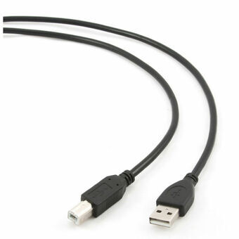 USB A til USB B-kabel GEMBIRD CCP-USB2-AMBM-10 3 m Sort