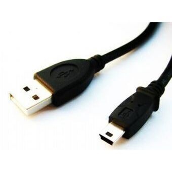 USB til mini USB-kabel GEMBIRD CCP-USB2-AM5P-6 Sort 1,8 m