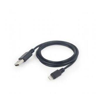 USB til Lightning-kabel GEMBIRD CC-USB2-AMLM-2M Sort 2 m