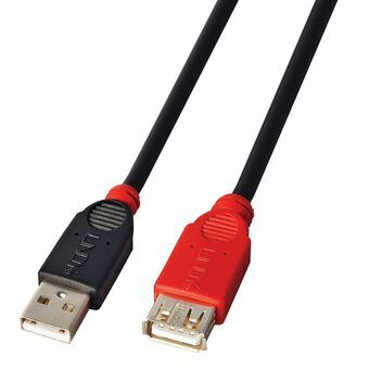 USB-kabel LINDY 42817 Sort 5 m