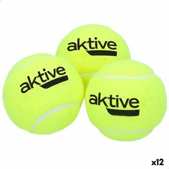 Tennisbolde Aktive 3 Dele Gul 12 enheder