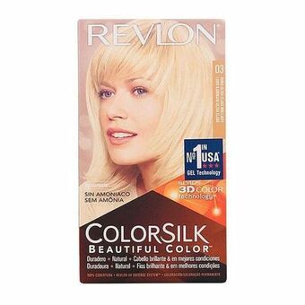 Farve uden Ammoniak Colorsilk Revlon RK-76789 Ultra Lys Naturlig Blond (1 enheder)