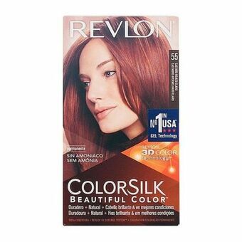 Farve uden Ammoniak Colorsilk Revlon 929-95554 Lys Rødlig (1 enheder)