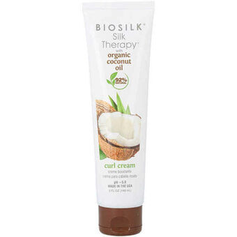 Hårstyling Creme Farouk Biosilk Silk Therapy Coconut Oil Krøllet Hår (148 ml)