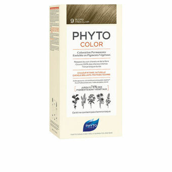Permanent hårfarve PHYTO PhytoColor 9-rubio muy claro Uden ammoniak