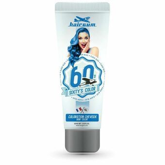 Semi-permanent Farve Hairgum Sixty\'s Color flash blue (60 ml)