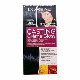 Farve uden Ammoniak Casting Creme Gloss L\'Oreal Make Up Casting Creme Gloss Blåsort 180 ml