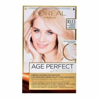 Permanent Anti-Age Farve Excellence Age Perfect L\'Oreal Make Up Excellence Age Perfect Nº 9.0-rubio muy claro (1 enheder)