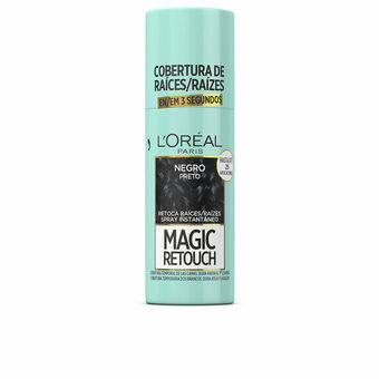 Midlertidig spray til vækst L\'Oréal Paris Magic Retouch Sort 75 ml