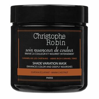 Maske Beskyttelse af Farven Christophe Robin 185628 Mørkebrunt kastanje hår 250 ml