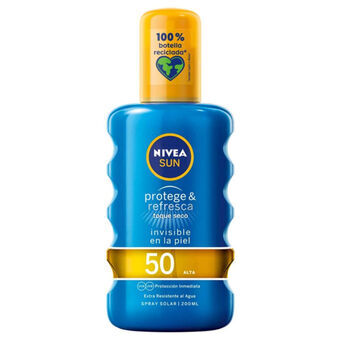 Solcreme spray PROTEGE & REFRESCA Nivea Spf 50 (200 ml) 50 (200 ml)