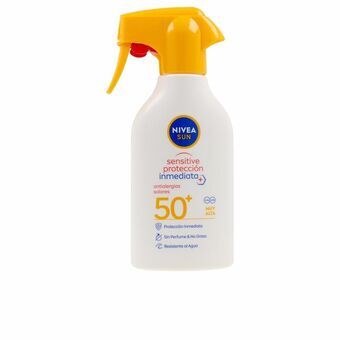 Krop solcreme spray Nivea Sun Sensitive & Protection Spf 50+ (270 ml)