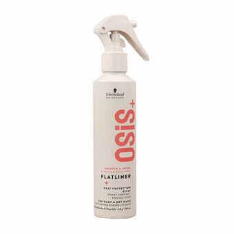 Spray til kæmning Schwarzkopf Osis Flatliner Termisk beskyttelse 200 ml