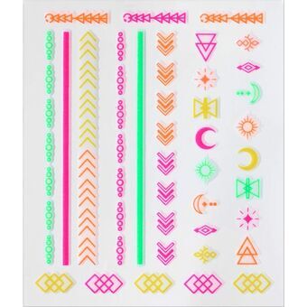 Klistermærker til Negle Essence Neon Vibes