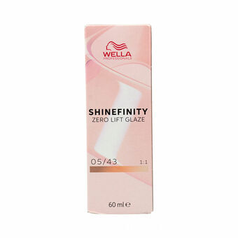 Permanent hårfarve Wella Shinefinity color Nº 05/43 60 ml (60 ml)