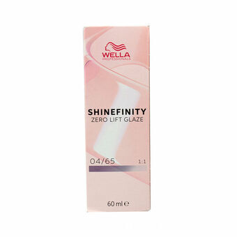 Permanent hårfarve Wella Shinefinity Nº 04/65 (60 ml)