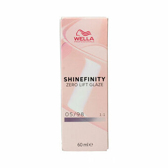 Permanent hårfarve Wella Shinefinity Nº 05/98 (60 ml)