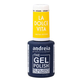 Gel-neglelak Andreia La Dolce Vita DV4 Canary Yellow 10,5 ml