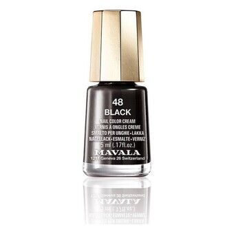 Neglelak Nail Color Cream Mavala 48-black (5 ml)