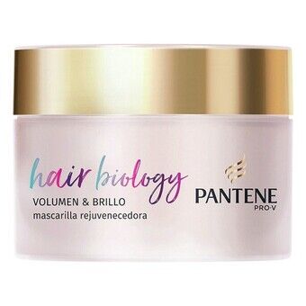 Hårmaske Hair Biology Volumen & Brillo Pantene (160 ml)
