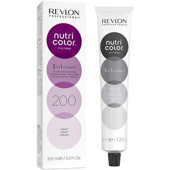 Permanent hårfarve - creme Revlon Nutri Color Filters Violet Nº 200 (100 ml)