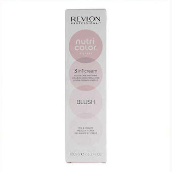 Permanent hårfarve - creme Revlon Nutri Color Blush 3-i-1 Blandemaskine (100 ml)