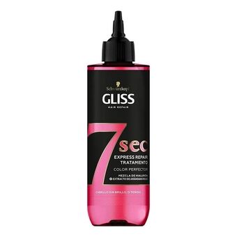 Reparerende hårmaske Schwarzkopf Gliss 7 Sec Color Perfector (200 ml)