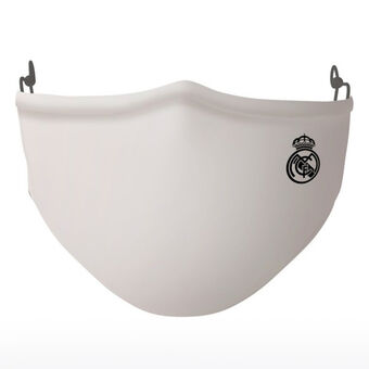 Genanvendelig stof hygiejnemaske Real Madrid C.F. Børns Hvid