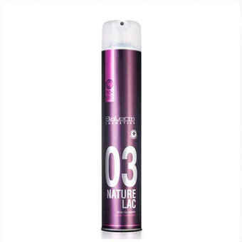 Stærk hårspray Proline Nature Lac 03 Salerm (650 ml)