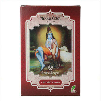 Semi-permanent Farve Henna Radhe Shyam 001320001 mahogani Kastanje (100 g)