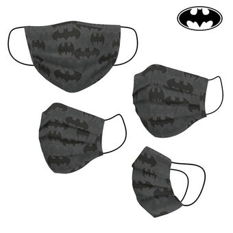 Genanvendelig stof hygiejnemaske Batman Børns Grå