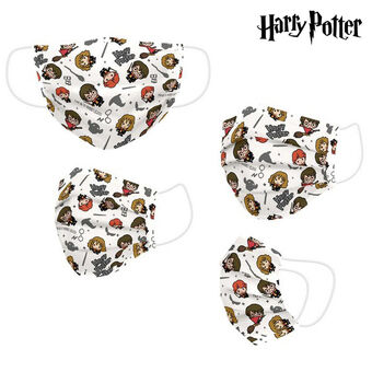 Genanvendelig stof hygiejnemaske Harry Potter Beige