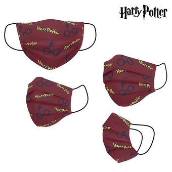 Genanvendelig stof hygiejnemaske Harry Potter Voksen Rød