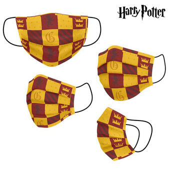 Genanvendelig stof hygiejnemaske Harry Potter Børns Gul