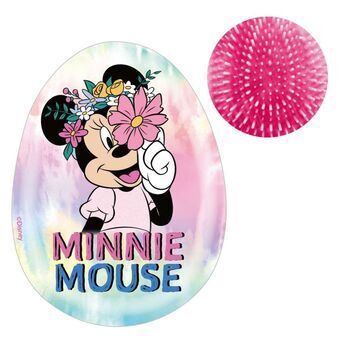 Børste til Glatning af Håret Minnie Mouse Multifarvet ABS