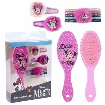 Tilbehør til Håret Minnie Mouse Pink (8 pcs)