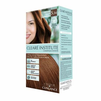 Permanent hårfarve - creme Clearé Institute Colour Clinuance Nº 5.34-castaño claro luminoso