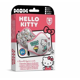 Genanvendelig stof hygiejnemaske My Other Me Hello Kitty Premium 6-9 år
