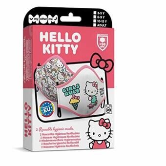 Genanvendelig stof hygiejnemaske Hello Kitty Voksne ( 2 uds)