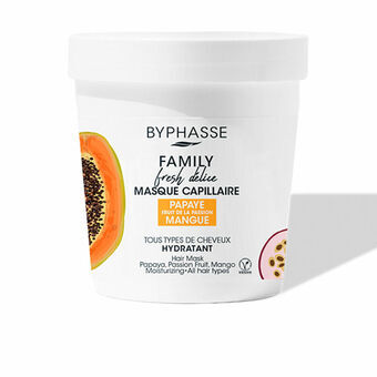 Fugtgivende maske Byphasse Family Fresh Delice Mango Passionsfrugt Papaya (250 ml)